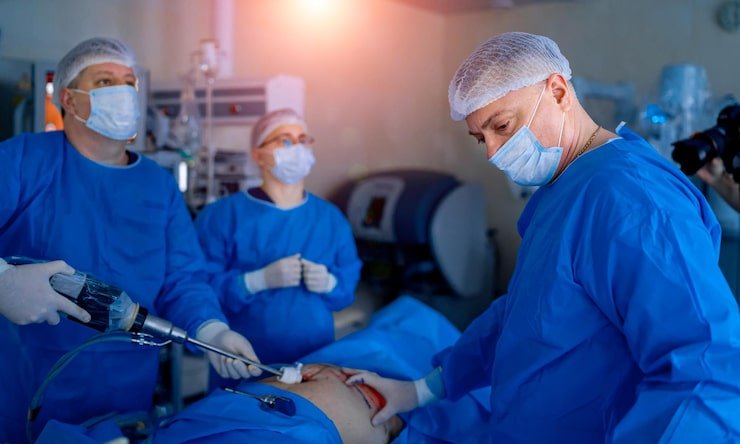 medical team hospital performing operation group surgeon work operating room 116317 20485